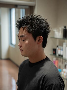 アレアル 広島並木通り店(ALEAR) メンズカット/スパイキーショート/メンズパーマ/ピンパーマ