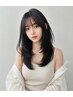 ２０代女子限定♪　ダブルカラーでダークトーン系カラーに挑戦♪