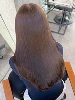 ルート 南堀江(route) まとまりと艶を叶える大人の髪質改善ストレート/ココアブラウン