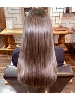ジェンテ ヘアサプライ(GENTE hair&supply)の写真/[髪質改善]で理想のストレート！朝のお手入れが断然ラクに♪メテオトリートメントで極上ツヤ髪へ！