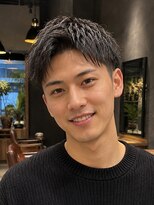 ルードノエル(Rue de noel)&nbsp;Men's/ショート/アップバング/アッシュグレー