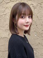 Vanir美容室【11/1NEW OPEN（予定）】&nbsp;ストレート感で魅せる◇モード＆ヘルシーなタッセルボブ