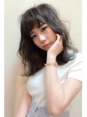 【morio池袋】黒髪ミディアムルーズ