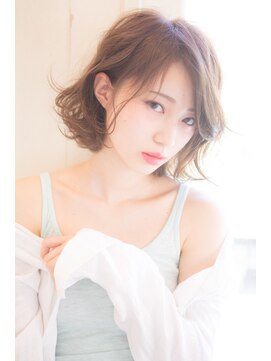 アナザヘアー なんば 高島屋前店(ANAZA hair) ヌーディングミディ♪大人可愛い20代30代40代前下がりショート