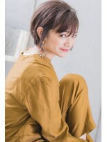 ネオリーブ ジューク 日吉店(Neolive JuQ)&nbsp;【stylist畠山】明るく染まる白髪染め グレージュ　ショート