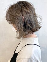 アイティー バイ アルバム 中野店(IT by ALBUM)&nbsp;オリーブアッシュグラデーション_セミウェットウェーブ_ba305363