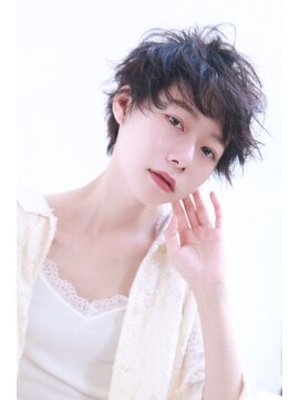 グランアージュ 池袋東口店(grandage) 小顔ひし形エアリーショートランダムパーマ20代30代40代ショート