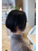 アッシュブラウン×ショートボブstyle