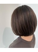 白髪ぼかしハイライト モカグレージュ  ♪