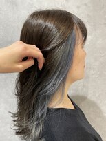 フレーム なんば店(FRAME)&nbsp;■インナーカラー×ブルーグレージュ