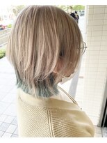 オーストヘアーベル 天王寺(Aust hair Belle) beige×ice Blue