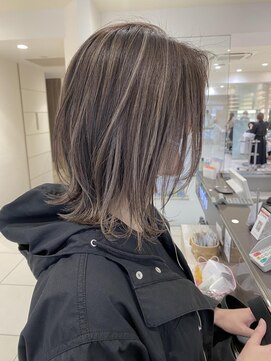 マージュ ギンザ(marju GINZA) 細めコントラストハイライト/ミディアムレイヤーバレイヤージュ