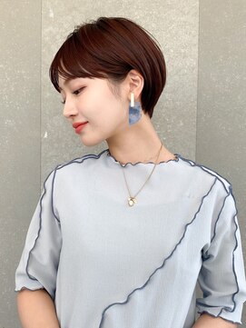 ロンド レグリーズ 立川(Lond leglise) ショート×顔周り×前髪×シルキーベージュ×グレージュカラー