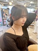 結んでも可愛いお顔周りカット