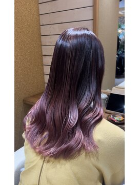 プレイフル(PLAYFUL) ピンク系バレイヤージュ風カラー