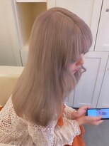 ベレーザ 渋谷(BELEZA)&nbsp;4414ミルクティーアッシュベージュハイトーンカラー韓国レイヤー