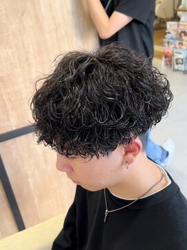 メンズギフト(men's GIFT) 刈り上げツーブロック波巻きスパイラルパーマメンズマッシュ