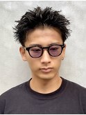 【ステップボーンカット】スパイキーショート/刈り上げ