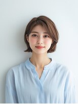 e.m.a プレミアムビューティーサロン 栄駅店(e.m.a PREMIUM BEAUTY SALON)&nbsp;ボブヘア/イメチェン/外ハネボブ/美髪/ワイドバング/髪型