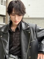 ジーナ 天神(Zina)&nbsp;シースルーフェザーパーマウルフ 【メンズサロンZina天神】