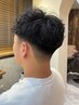 《メンズ限定》カット+ニュアンスパーマ+季節のヘッドスパ(10分)