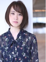 エムスラッシュ アヴェダ 自由が丘(M.SLASH AVEDA)&nbsp;■M.SLASH自由が丘・52-11■透け感プラチナアッシュミニボブ