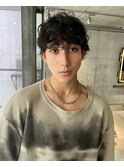 MEN’S HAIR/サーフカール/刈り上げセンターパート/銀座