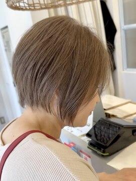 コノアラボ 守谷店(Conoah labo) くびれヘア/アプリコットオレンジ/ハイライトカラー/守谷/白髪