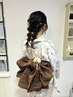 浴衣着付け＋簡単ヘアセット♪