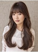 ロングレイヤー ココアブラウン