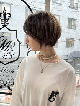 サロンドミルク 新百合ヶ丘店(salon de MiLK) 大人可愛いショート［新百合ヶ丘/ショートヘア/ショートボブ］