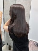 酸性ストレート/透明感カラー/ココアブラウン
