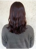 ブラウンベージュ デジタルパーマ 透明感カラー レイヤーカット