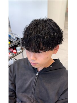 オーシャントーキョー 仙台(OCEAN TOKYO) 波巻きツイストスパイラルツーブロック刈り上げメンズパーマ