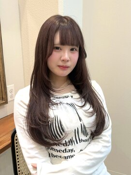 コレット 大宮(collet) レイヤーカット ピンクブラウン