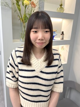 ミッシュバイアーバン(misch by urban.) 【mischハザマ】髪質改善で収まり抜群なレイヤーミディ