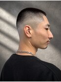 クロップ×スキンフェード×難波