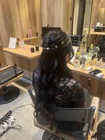 ソルビア ヘアセット(solvia)&nbsp;ガーリーハーフアップ