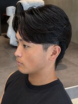 メンズロム(Men's LOM)&nbsp;センターパート×ニュアンスパーマ