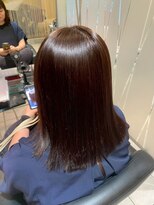 アース 常盤平店(HAIR & MAKE EARTH) 髪質改善で叶う透明感ツヤツヤロングスタイル
