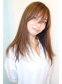 【morio池袋】長め前髪ロングレイヤー