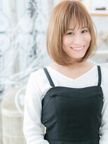 モッズヘア 上尾西口店(mod's hair)&nbsp;*mod's上尾*小悪魔系♪外国人風ハイトーン×前下がりボブa