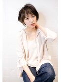 インナーカラー☆お手入れ楽々ミニマムボブ