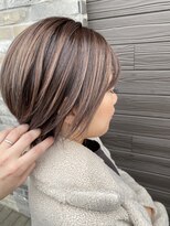 アクトグロース(act Growth) ショートボブ×ハイライト