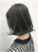 《kaito》個性派カラー!インナーターコイズ♪