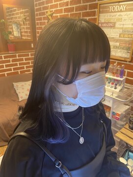 エイト プラット 渋谷2号店(EIGHT plat) ☆パープルインナーカラー☆