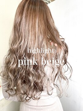 ミシェリー(misherry) ショコラベージュケアブリーチ韓国風ピンクベージュハイライト