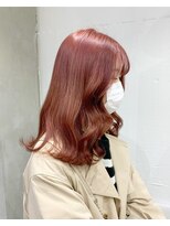 ゲーム 渋谷店(GAME)&nbsp;ダブルカラーピンクベージュケアブリーチハイトーン髪質改善