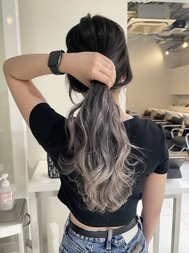 アライブ ハラジュク(ALIVE harajuku) 中韓mixバレイヤージュ