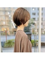 大人可愛い30代40代50ショートボブショート丸みショート